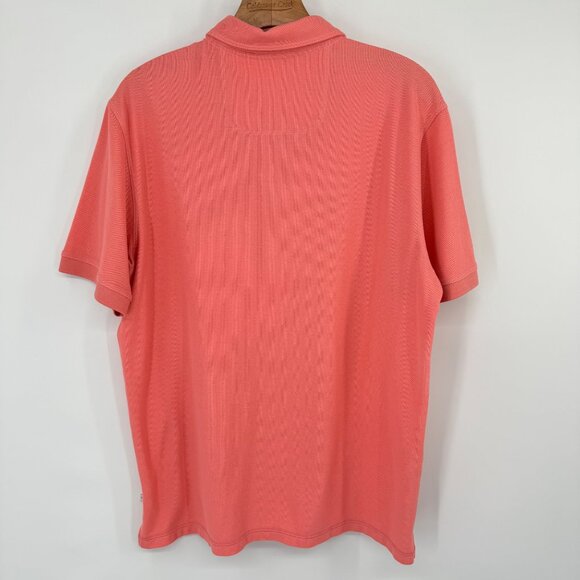 Tommy Bahama Island Zone Coral Polo Shirt mens size medium - Picture 11 of 12